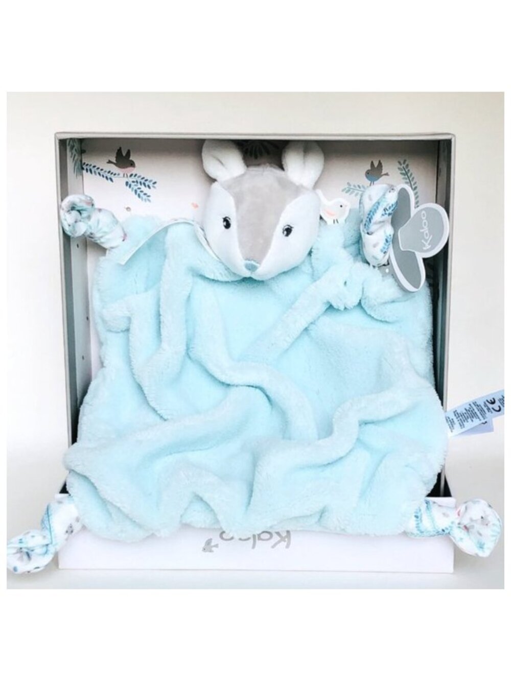 Kaloo Water Color Fawn Doudou /Lovey/Security blanket w/New In Gift Box  For 0+